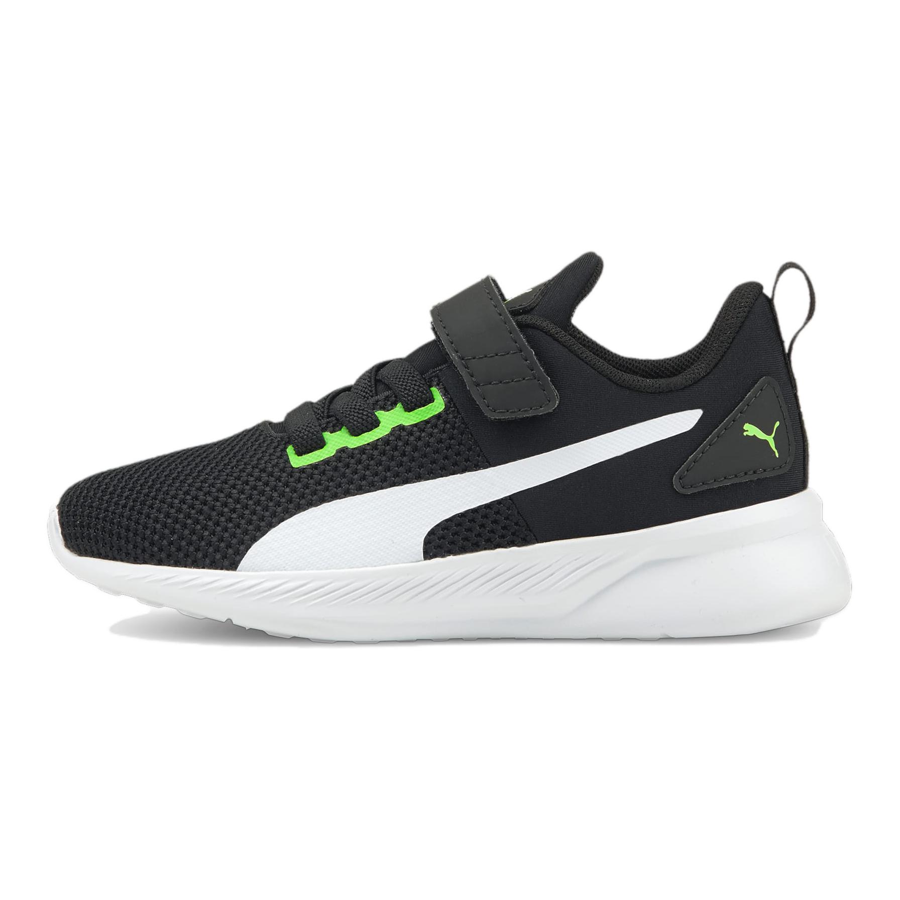 (Preschool) Puma Flyer Runner V Little Kid 'Black Green Flash' 192929-24