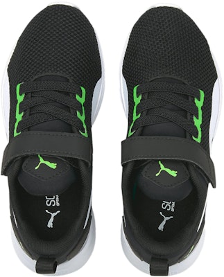 (PS) Puma Flyer Runner V Anak 'Hitam Hijau Flash' 192929-24 Lookbook (PS) Puma Flyer Runner V Anak 'Hitam Hijau Flash' 192929-24