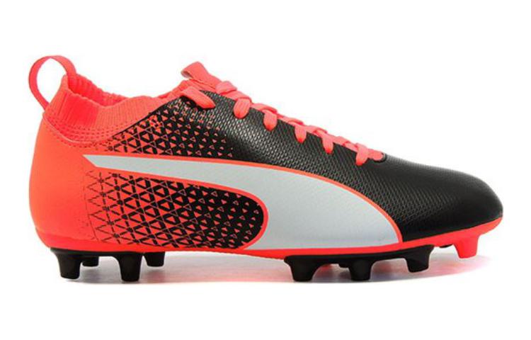 Order 大童 PUMA 舒適百搭 減震耐磨 低筒 兒童足球鞋 黑紅