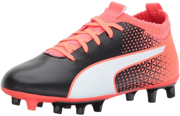 (Preschool) Puma Football Sneakers Low 'Black Red' 104239-02 Lookbook (Preschool) Puma Football Sneakers Low 'Black Red' 104239-02