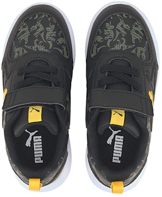 中童 PUMA Fun Racer Archeo 魔術貼 輕便 低筒 兒童跑步鞋 黑黃白 Lookbook 中童 PUMA Fun Racer Archeo 魔術貼 輕便 低筒 兒童跑步鞋 黑黃白