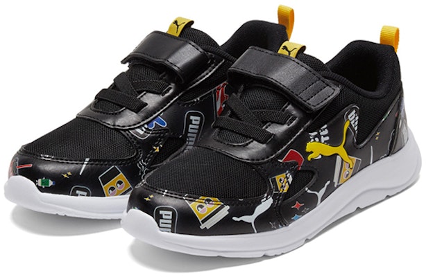 (Preschool) Puma Fun Racer AC SportsRunning Shoes Black/Yellow/White 383575-01 Lookbook (Preschool) Puma Fun Racer AC SportsRunning Shoes Black/Yellow/White 383575-01