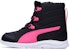 (PS) Puma Fun Racer Boot AC Hitam/Merah Jambu 194281-02