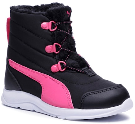 (PS) Puma Fun Racer Bota AC Negro/Rosa 194281-02 Lookbook (PS) Puma Fun Racer Bota AC Negro/Rosa 194281-02
