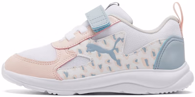 (Preschool) Puma Fun Racer Roar White/Blue/Pink 380882-01 (Preschool) Puma Fun Racer Roar White/Blue/Pink 380882-01