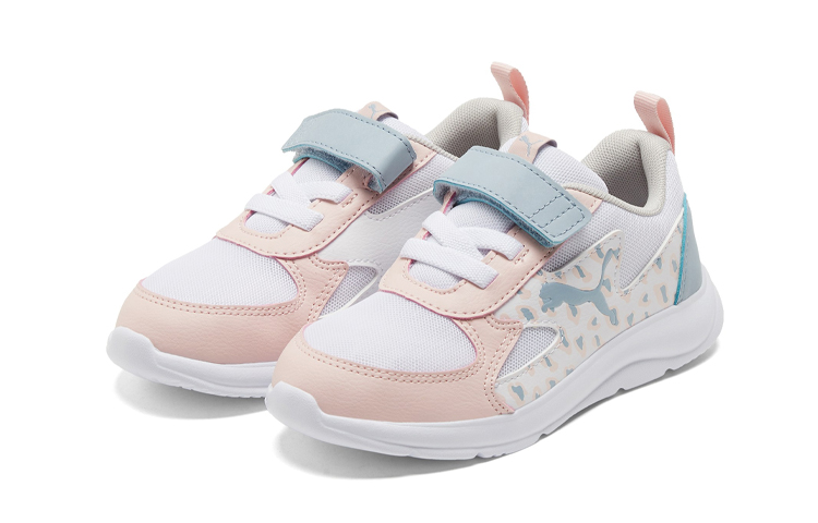 Lookbook (PS) Puma Fun Racer Roar Wit/Blauw/Roze 380882-01