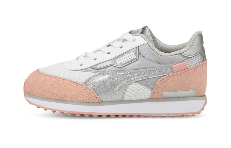 (PS) Puma Future Rider Arctic Shoes White/Silver/Pink