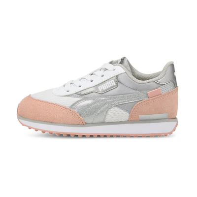 (PS) Puma Future Rider Arctic Shoes White/Silver/Pink