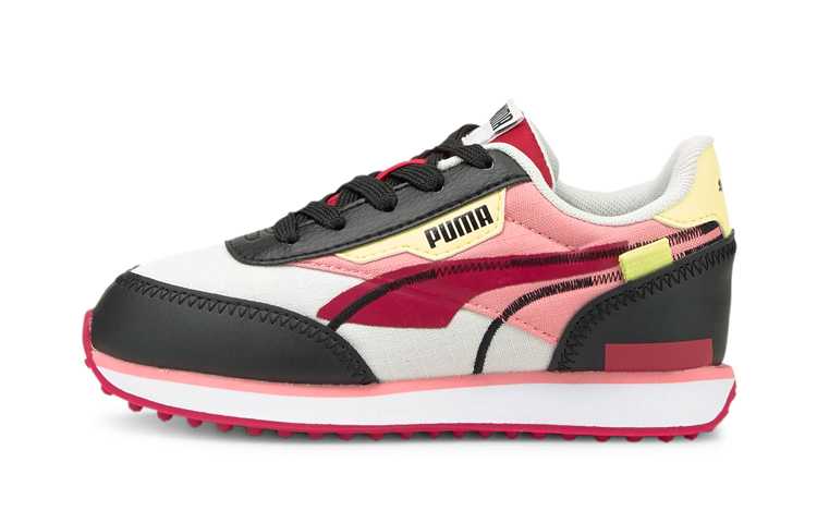 (PS) Puma Future Rider 'Black Pink White Colorblock'