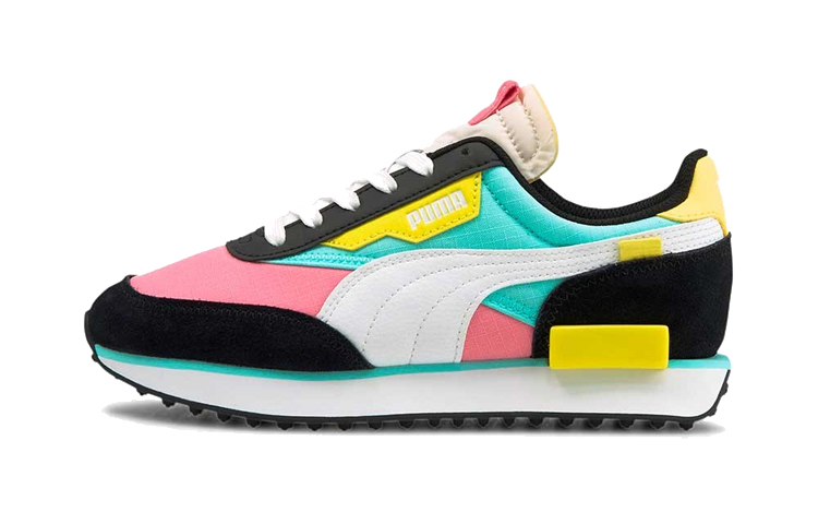 (Preschool) Puma Future Rider 'Play On Pink Yellow Black' 372351-10