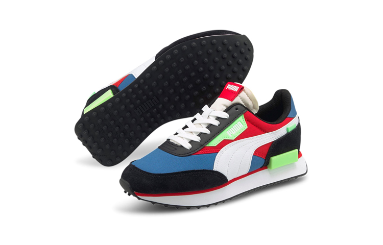 Lookbook (PS) Puma Future Rider 'Play On Merah Biru Hijau' 372351-09