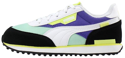 (Preschool) Puma Future Rider 'Play On White Green Purple' 372351-04 (Preschool) Puma Future Rider 'Play On White Green Purple' 372351-04