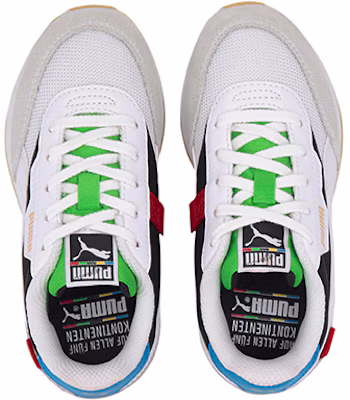 Puma Future Rider Unity Buy (Preschool) Puma Unity Collection Future Rider 'White Gray Green ...