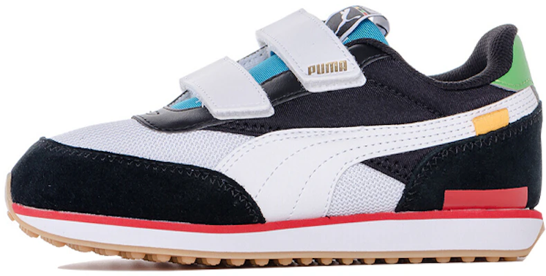 Puma Future Rider Unity (Preschool) Puma Future Rider Unity 'White Blue Green' 375380-02 ...