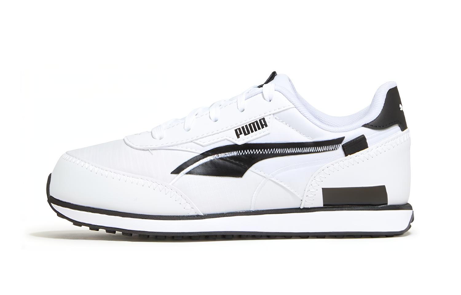 Buy 幼童 Puma Future Rider 輕便透氣休閒運動鞋 白黑