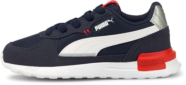 幼童 Puma Graviton AC 休閒跑步鞋 深藍白 Buy 幼童 Puma Graviton AC 休閒跑步鞋 深藍白