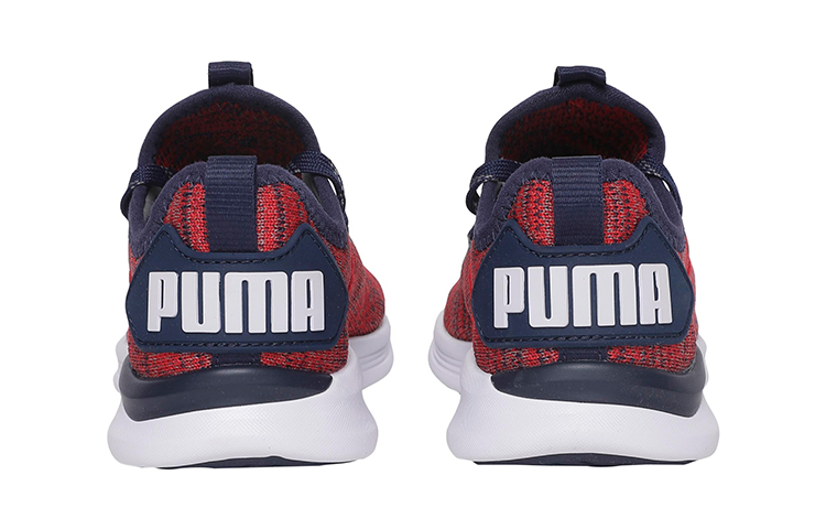 (PS) Puma Ignite Flash Evoknit K Running Shoes Red/Blue/White 圖 4