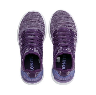 (PS) Puma Ignite Flash Evoknit Metallic 'Ungu Putih' 192471-01 Lookbook (PS) Puma Ignite Flash Evoknit Metallic 'Ungu Putih' 192471-01