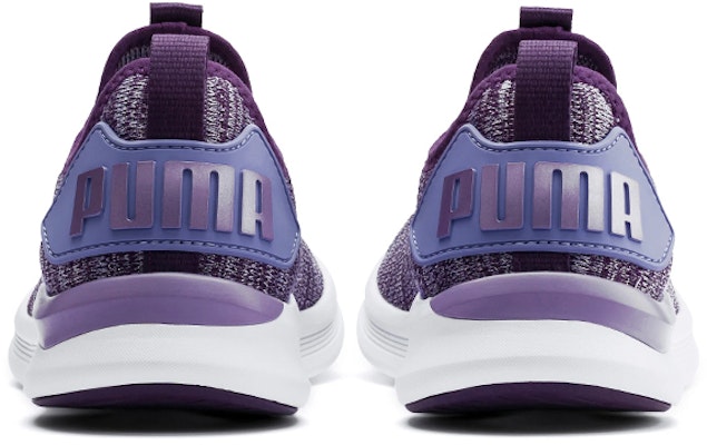 (PS) Puma Ignite Flash Evoknit Metallic 'Ungu Putih' 192471-01 Shop (PS) Puma Ignite Flash Evoknit Metallic 'Ungu Putih' 192471-01
