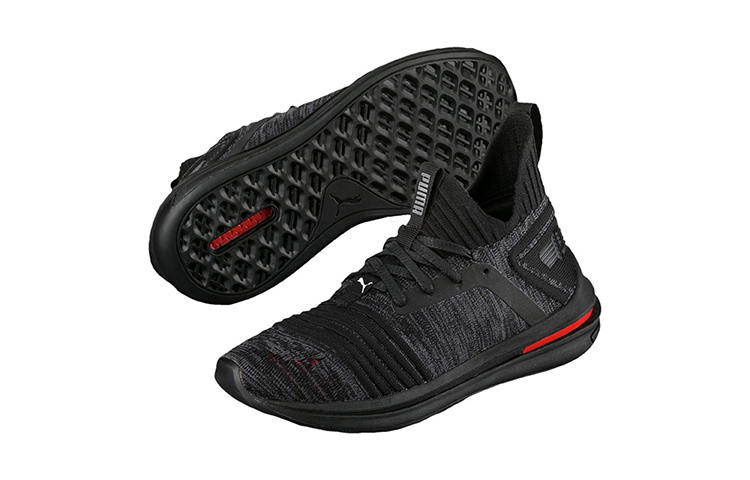 Shop 大童 Puma Ignite Limitless Evoknit 黑色 低筒運動鞋
