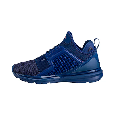 (PS) Puma Ignite Limitless Knit K Running Shoes Blue