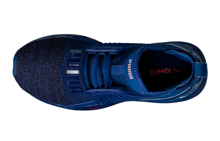 (PS) Puma Ignite Limitless Knit K Running Shoes Blue 圖 2