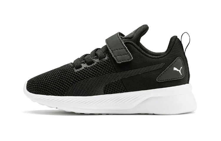 (Preschool) Puma Infantil Flyer Runner 'Black Velcro' 376074-01