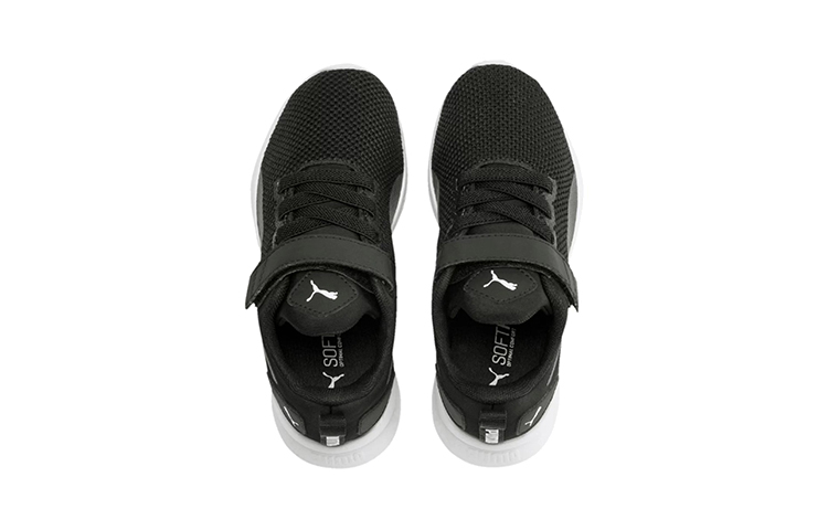 Lookbook (PS) Puma Anak Flyer Runner 'Hitam Velcro' 376074-01
