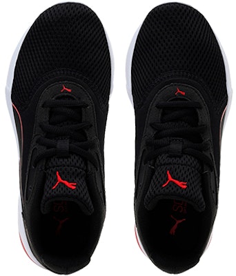 (Youth) Puma Jaro Low Top Running Shoes Black/White/Red 193418-01 Lookbook (Youth) Puma Jaro Low Top Running Shoes Black/White/Red 193418-01