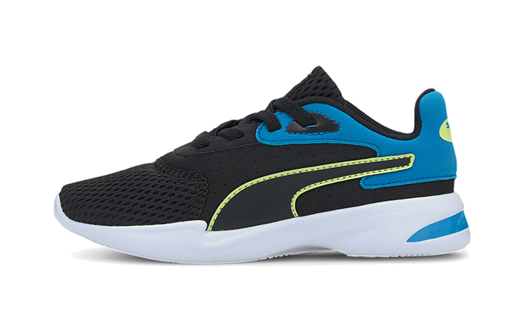 (Preschool) Puma Jaro AC Running Shoes Black/Blue/Green 193431-04