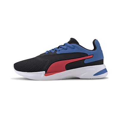 (Youth) Puma Jaro Low Top Running Shoes Blue/Black/White