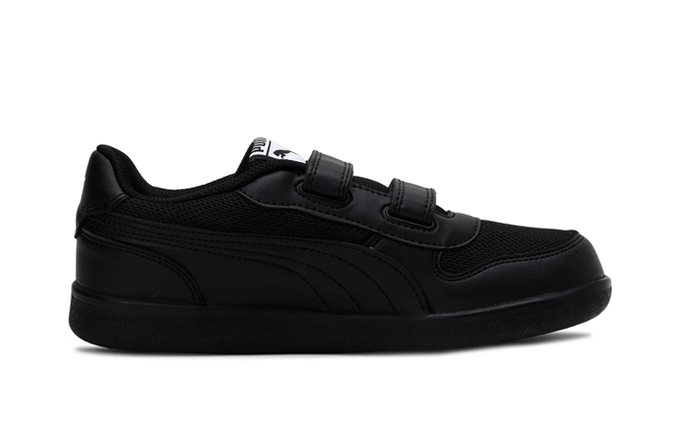 Order 中童 PUMA 2.0 V IDP 魔鬼氈 休閒 舒適 輕便 低筒 兒童板鞋 黑