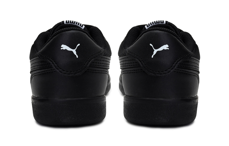Shop 中童 PUMA 2.0 V IDP 魔鬼氈 休閒 舒適 輕便 低筒 兒童板鞋 黑