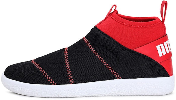(Preschool) Puma Knit Mid 'Red Black White' 374602-01 Buy (Preschool) Puma Knit Mid 'Red Black White' 374602-01