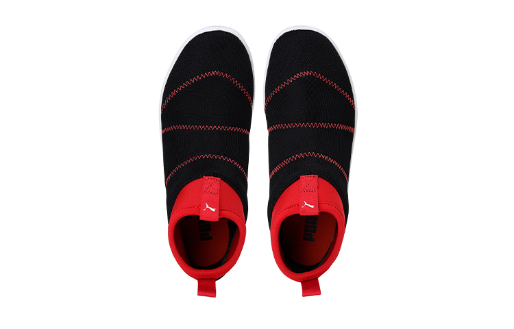 Lookbook (PS) Puma Knit Mid "Rouge Noir Blanc" 374602-01