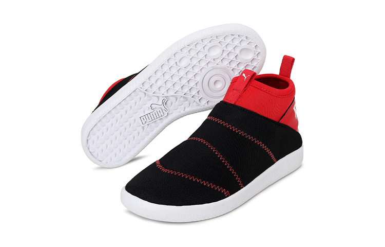 Purchase (PS) Puma Knit Mid "Rouge Noir Blanc" 374602-01