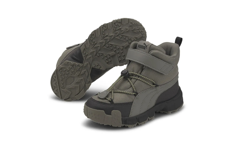 Shop (Preschool) Puma Maka V 'Grey Black' 192534-05
