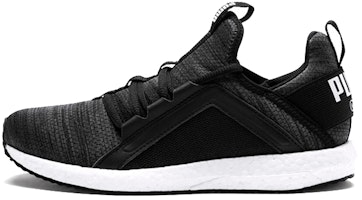 (Preschool) Puma Mega NRGY Heather Sports Running Shoes Black/White 191245-01 (Preschool) Puma Mega NRGY Heather Sports Running Shoes Black/White 191245-01