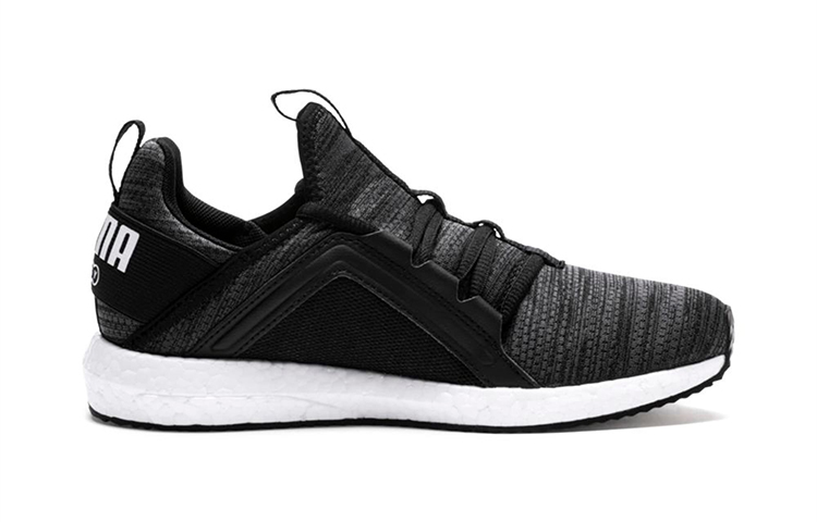 (PS) Puma Mega Y Heather Sports Running Shoes Black/White 圖 2