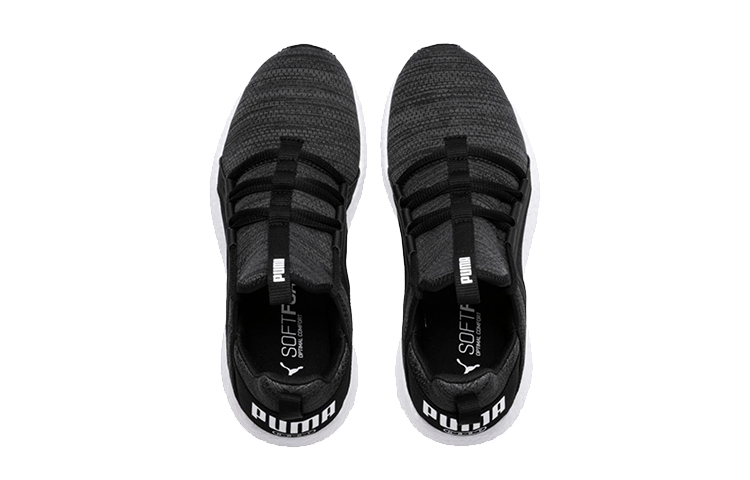 (PS) Puma Mega Y Heather Sports Running Shoes Black/White 圖 3
