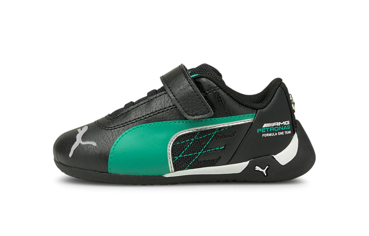 (Preschool) Puma Mercedes-AMG Petronas R-Cat 'Black Green' 306624-04