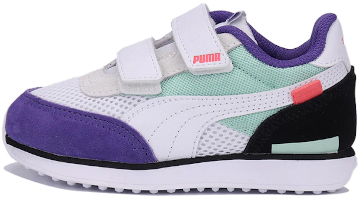 中童 Puma 白藍綠 網布透氣跑步鞋 Buy 中童 Puma 白藍綠 網布透氣跑步鞋