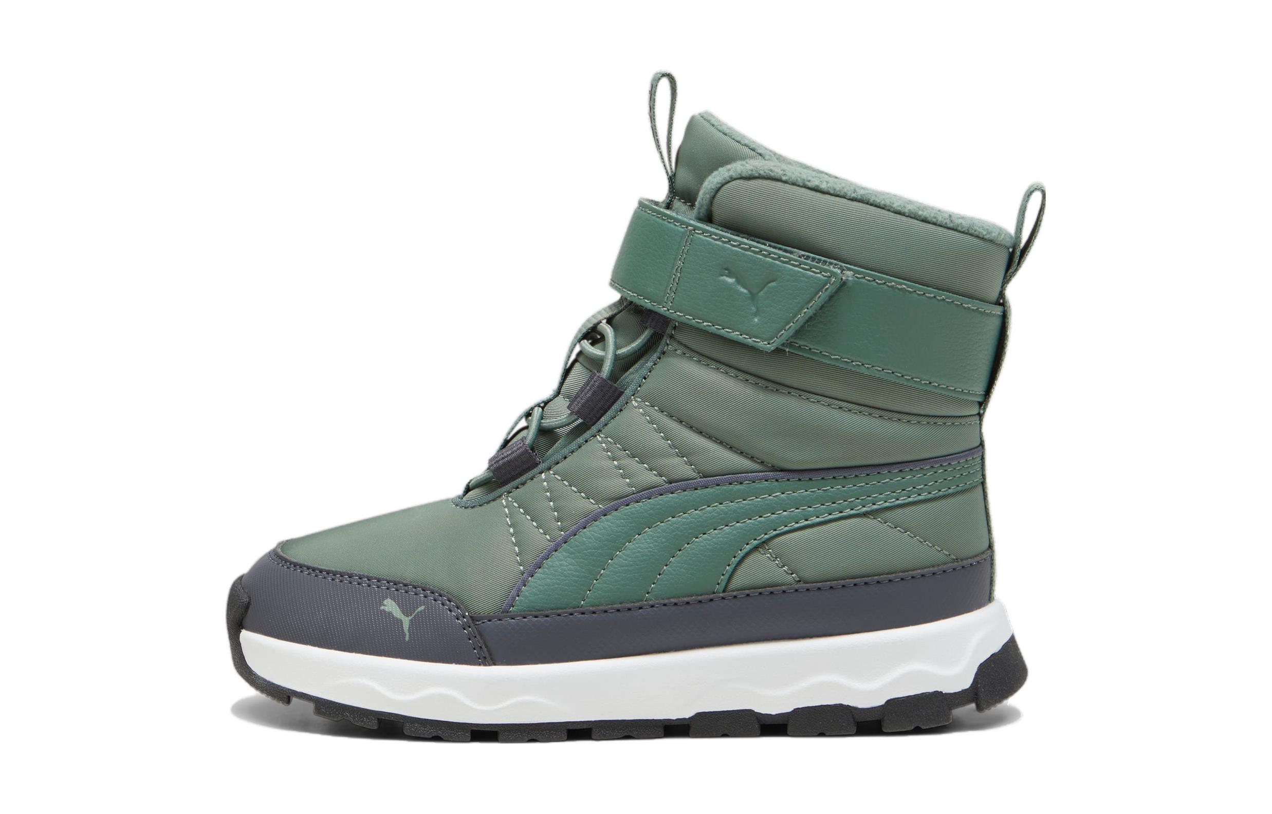 (Preschool) Puma Mid-Top Boot 'Green' 392645-03