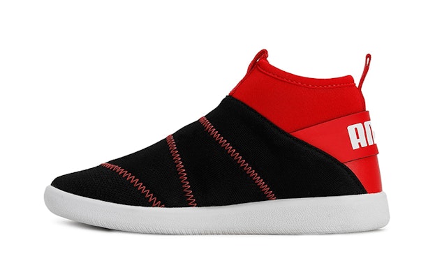 (Preschool) Puma Mid-Top 'Red Black White Color-Block' 374603-01 Buy (Preschool) Puma Mid-Top 'Red Black White Color-Block' 374603-01