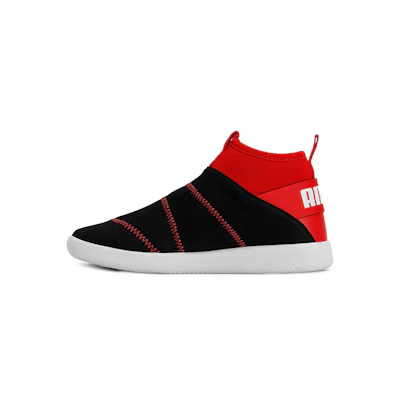 (PS) Puma Mid-Top 'Red Black White Color-Block'