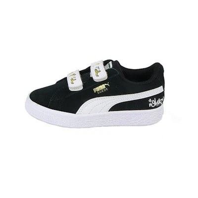 (PS) Puma Minions Suede V Ps Sneakers BlackWhite 'Black White'