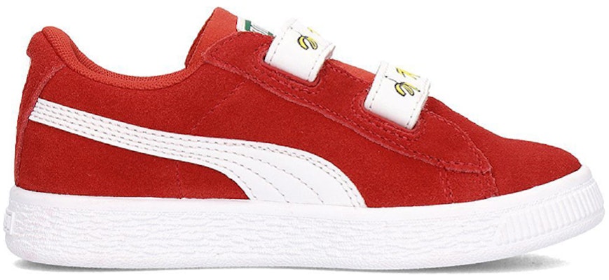 中童 PUMA Suede V Ps 低筒 兒童滑板鞋 紅白 Order 中童 PUMA Suede V Ps 低筒 兒童滑板鞋 紅白