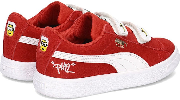 中童 PUMA Suede V Ps 低筒 兒童滑板鞋 紅白 Shop 中童 PUMA Suede V Ps 低筒 兒童滑板鞋 紅白