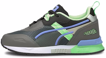 (Preschool) Puma Mirage Tech Sports Running Shoes Grey/Green/Blue 381946-01 (Preschool) Puma Mirage Tech Sports Running Shoes Grey/Green/Blue 381946-01
