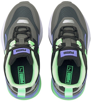 幼童 Puma Mirage Tech 灰綠藍 運動鞋 Lookbook 幼童 Puma Mirage Tech 灰綠藍 運動鞋